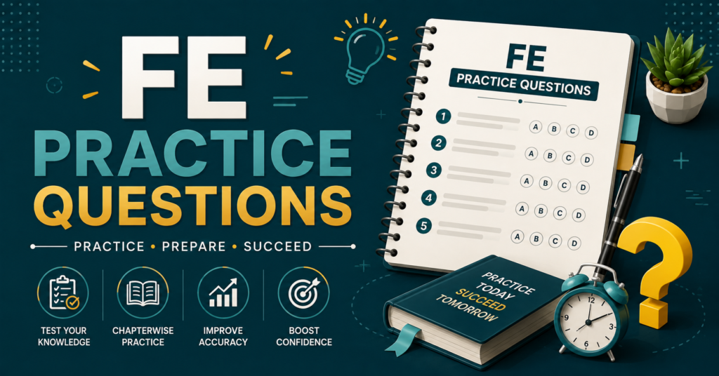 FE Practice Questions for focused exam preparation and chapterwise practice
