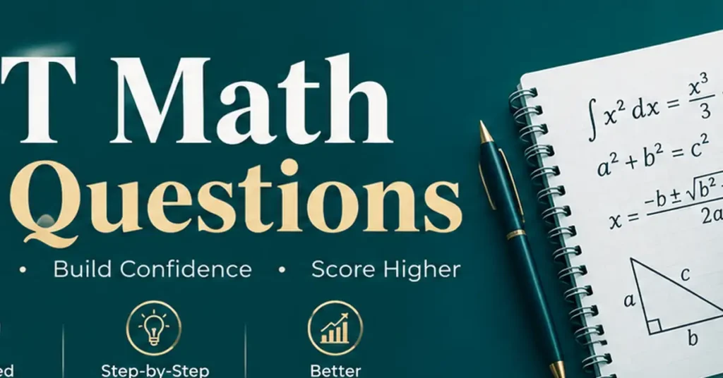 ACT Math hard questions with challenging math problems, formulas, calculator, and advanced problem-solving strategies