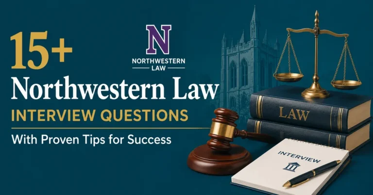 15+ Northwestern Law interview questions with proven tips for success