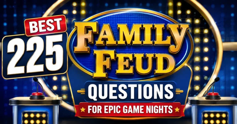 225 Best Family Feud Questions for Epic Game Nights