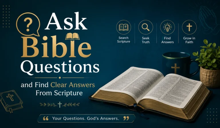 Bible Questions With Clear Scripture-Based Answers