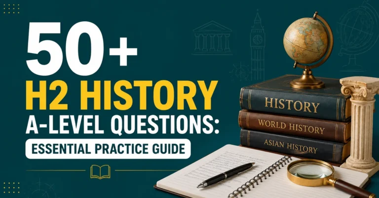 50+ H2 History A-Level Questions essential practice guide