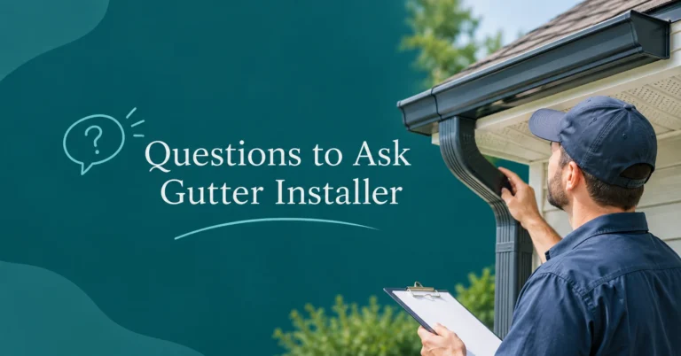 Questions to Ask Gutter Installer
