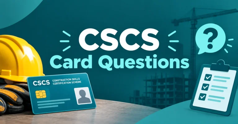 CSCS Card Questions