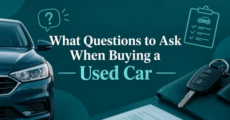 What Questions to Ask When Buying a Used Car feature image
